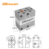 DS-E001F 360° building block motor compatible with LEGO 2KG high torque clutch anti-sweep gear dual output shaft PWM building block speed motor