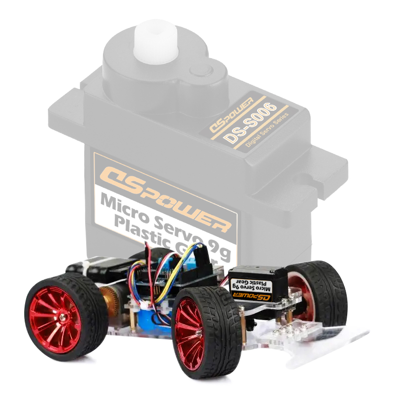 DS-S006 New SG90 steering gear upgrade model fixed wing STEAM education 9g plastic tooth digital steering gear -- Dongguan Desheng Intelligent Technology Co., LTD