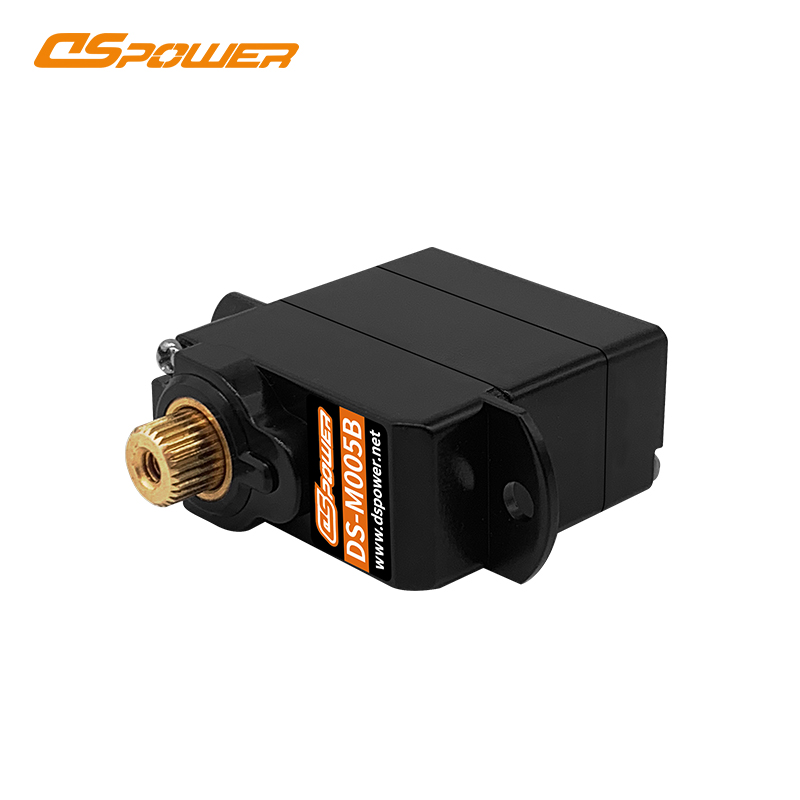 DS-M005B 2g metal steering gear copper tooth remote control aircraft model mini servo steering gear large torque anti-sweep tooth micro steering gear