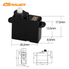 DS-S001 3.7g micro steering gear Anti-burn and anti-shake back medium F3P foam remote control aircraft fixed wing model digital steering gear