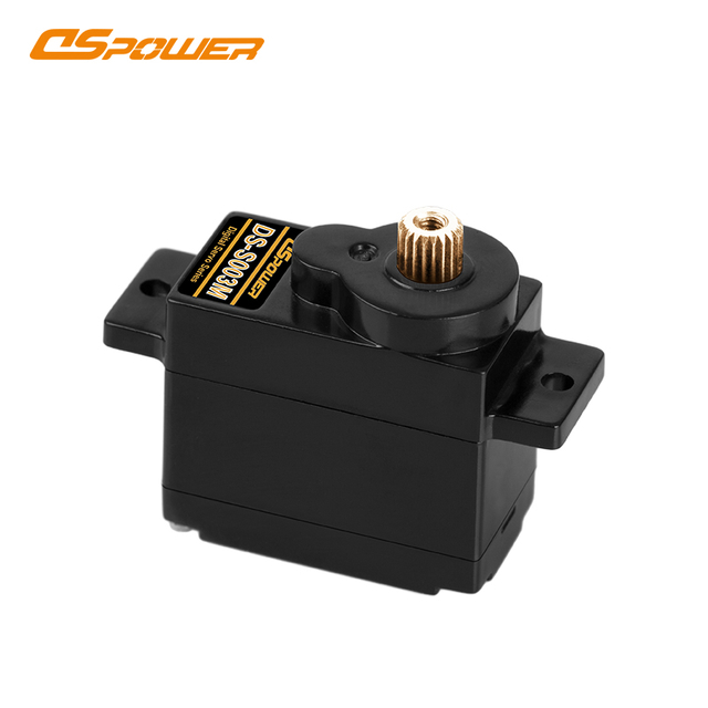 DS-S003M micro steering gear remote control model aircraft steering gear pwm control mini servo small steering gear mosquito car 5g metal steering gear