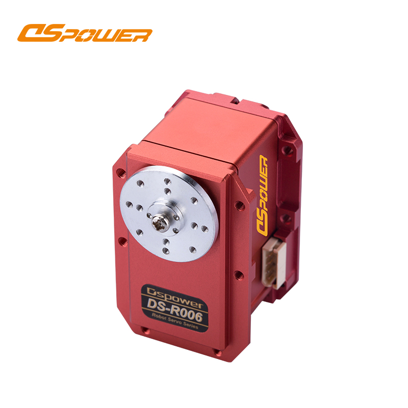 DS-R006 60KG Dual-axis high-voltage all-metal RS-485 serial port Temperature Angle feedback all-metal steering gear