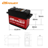 DS-H013-C 70KG high torque model servo Automobile tail 180° aluminum frame 1:5 remote control short truck climbing car model RC servo