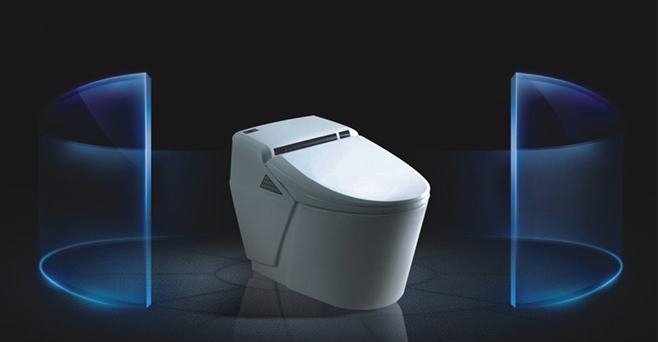 Perfect integration of steering gear and smart toilet