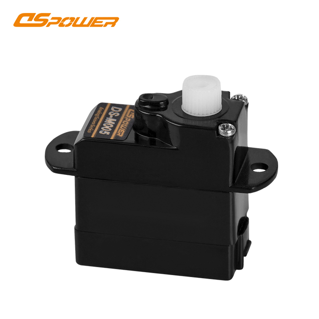 DS-M005 2 g plastic tooth body small force large speed 180° fixed wing UAV accessories model aircraft micro digital steering gear
