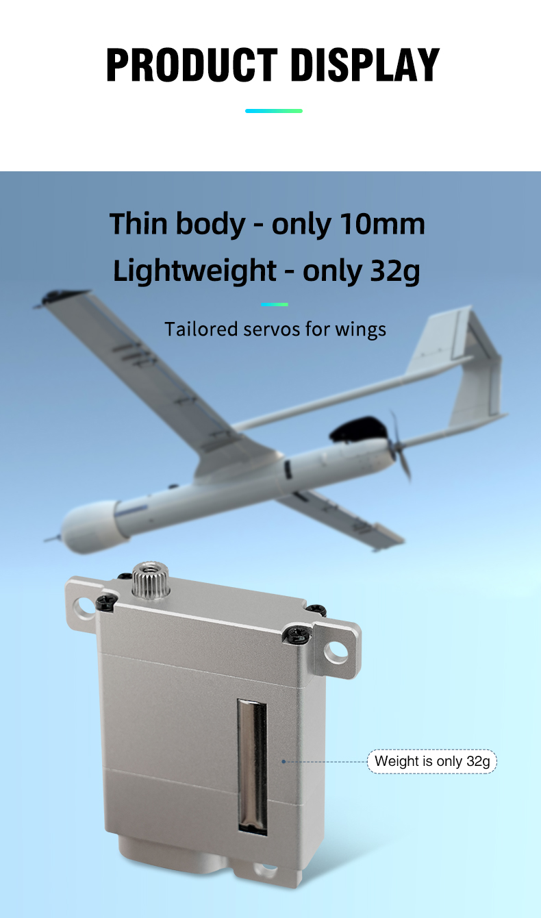  Low-Profile Design High-Torque Servo