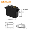 DS-S013 6KG Quiet anti-burn anti-shake smart toilet Smart door lock robot Plastic clutch digital servo