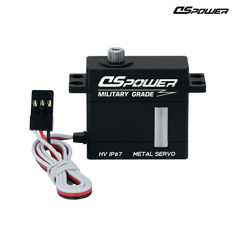 W010A Military-Grade Servo Motor - 40°C Cold-Resistant Metal Gear Servo for UAV Ailerons & Loitering Munitions