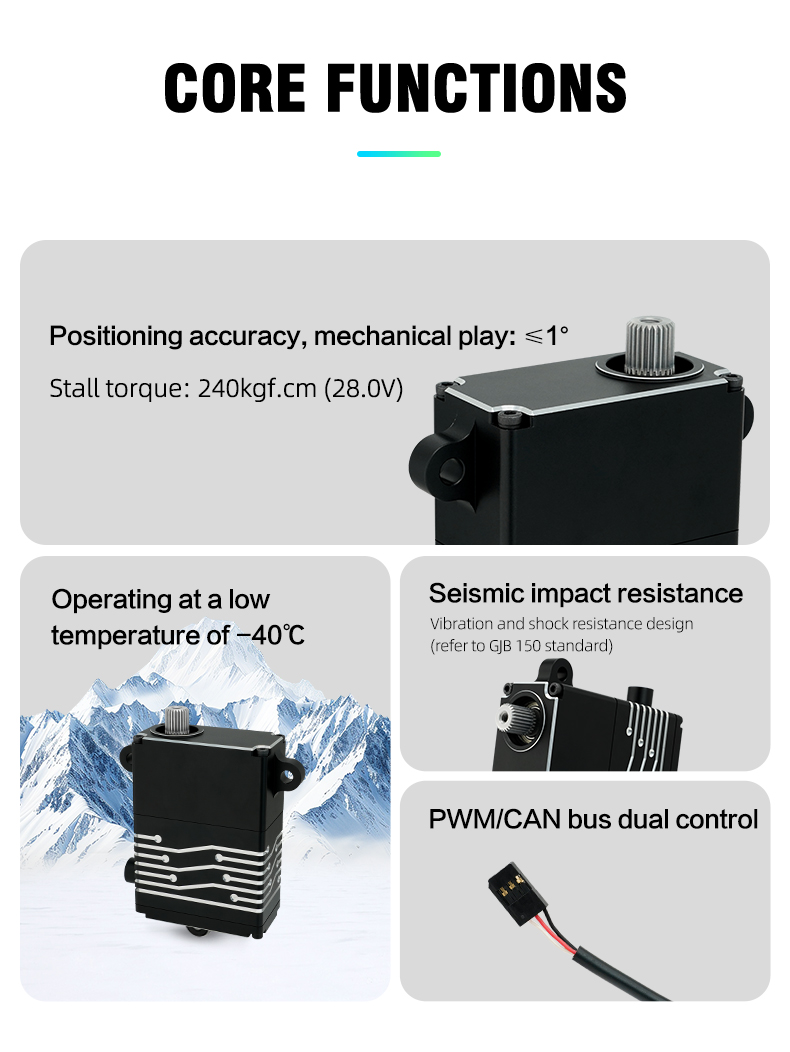 W008军工舵机loitering-munition servo