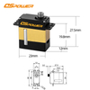 DS-S009A - 6KG high torque 9g hollow cup TTL serial magnetic encoder High precision all metal micro steering gear