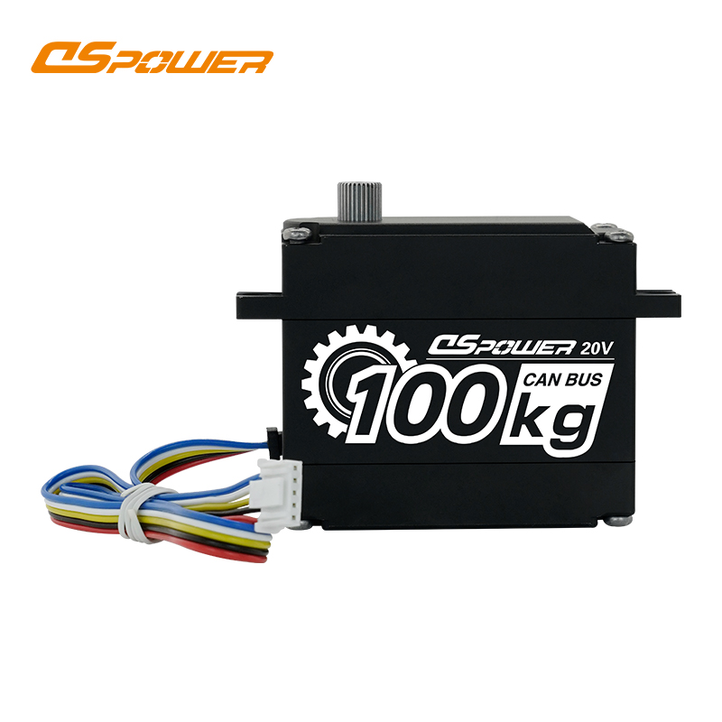 DS-P008—100KG High-Torque AGV Vehicle Steering Clutch Metal Brushless CAN Bus Servo Motor