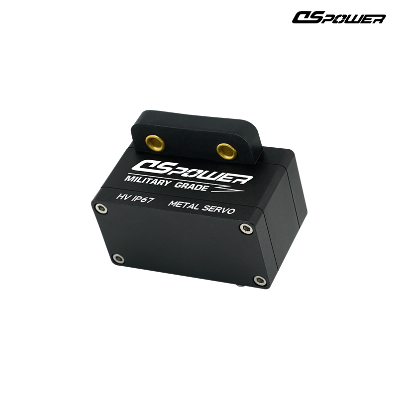 DS-W004B – 18 kgf·cm Low-Profile 105 °C Heat-Resistant EMI-Hardened Metal Brushless Waterproof Heavy-Duty Servo for Aero-Engine Throttles